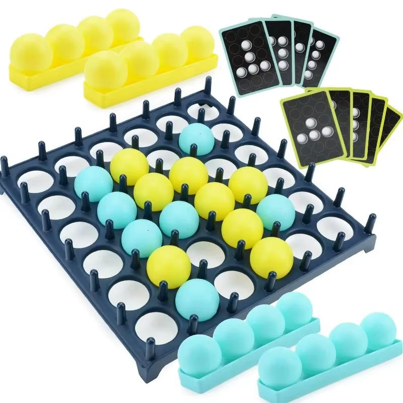 Board Game Bounce Ball Game Jumping Ball Table Game Interaction Family Party Desktop Bouncing Funny Toy Kit for Children Adults