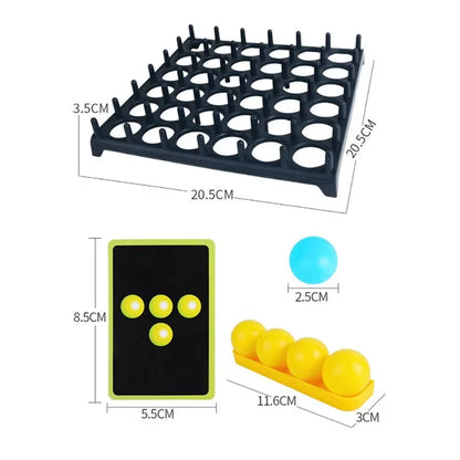 Board Game Bounce Ball Game Jumping Ball Table Game Interaction Family Party Desktop Bouncing Funny Toy Kit for Children Adults