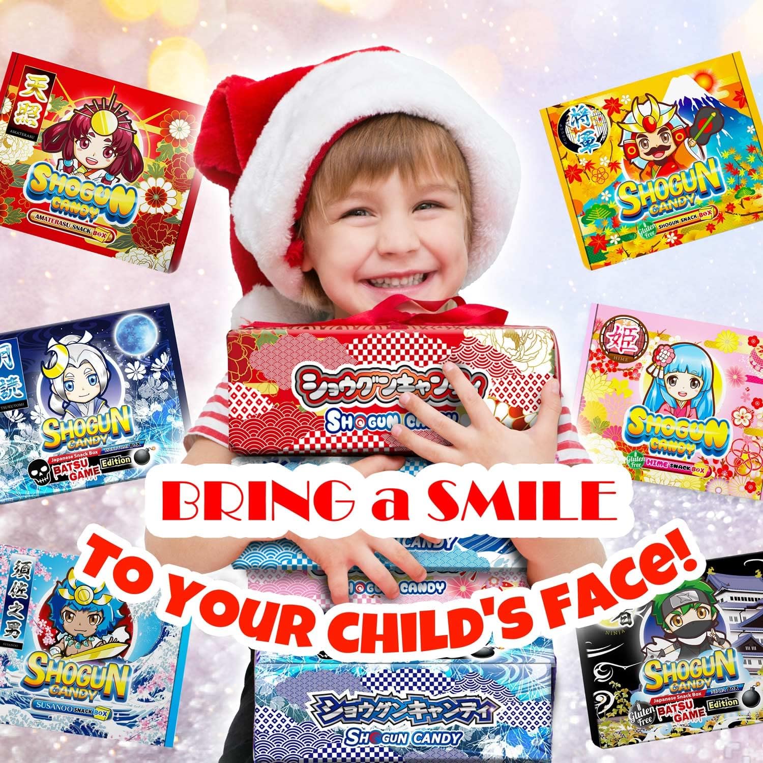 SHOGUN CANDY 40 Pcs Japanese Snacks and Japanese Candy, Popin Cookin Snack Boxes, Kawaii Anime Tsukuyomi
