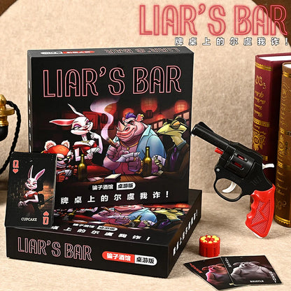 Board Game Liars Bar Table Card Multiplayer Portable Social Deduction Card Adult