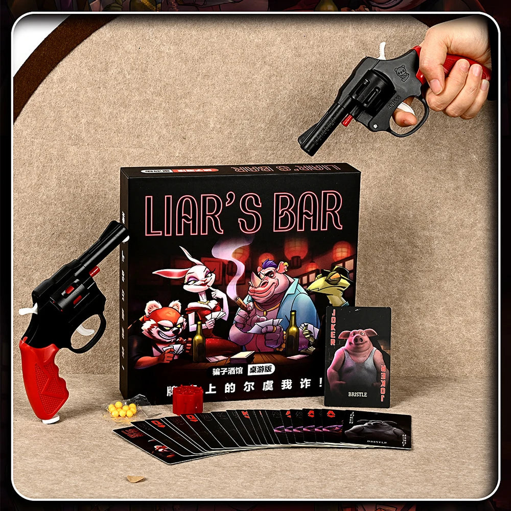 Board Game Liars Bar Table Card Multiplayer Portable Social Deduction Card Adult