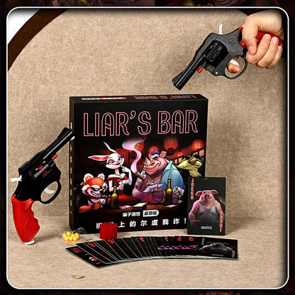 Board Game Liars Bar Table Card Multiplayer Portable Social Deduction Card Adult