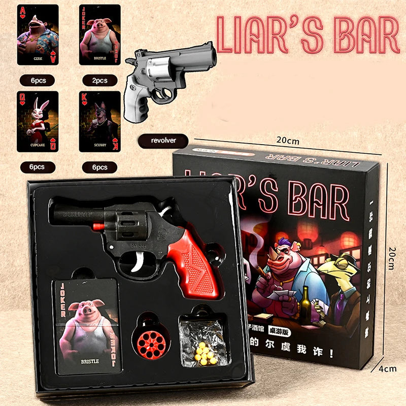 Board Game Liars Bar Table Card Multiplayer Portable Social Deduction Card Adult