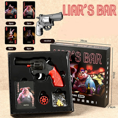 Board Game Liars Bar Table Card Multiplayer Portable Social Deduction Card Adult