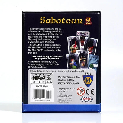 Board Game Card Game English Saboteur Table Games Funny Board Card for Families Party Dwarf Gold Mine Digging Miner 