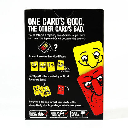 Board Game Card Game Good Face Bad Face Hilarious Party Travel Game for Family