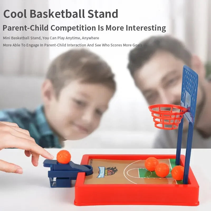 Board Game Mini Sport Basketball Game Mini Desktop Tabletop Portable Travel or Office Game Set for Indoor or Outdoor Fun