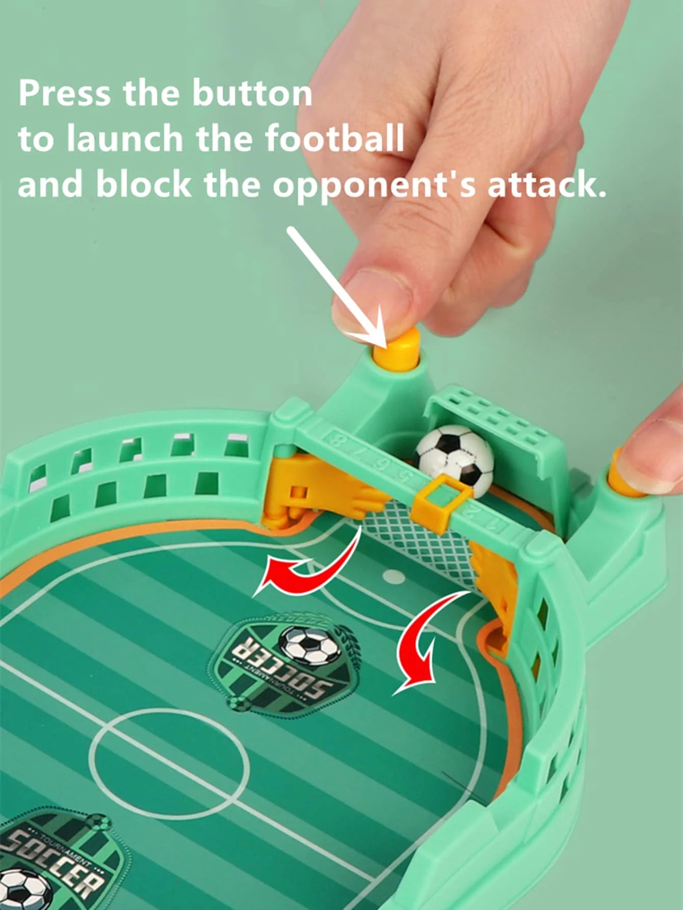 Board Game Mini Sport Football Table Mini Tabletop Interactive Game, Soccer Tabletops Competition Toys for Family Game