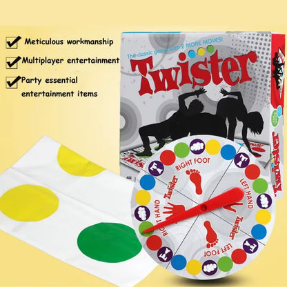 Board Game Twist Game Funny Kid Family Body Twist Move Mat 